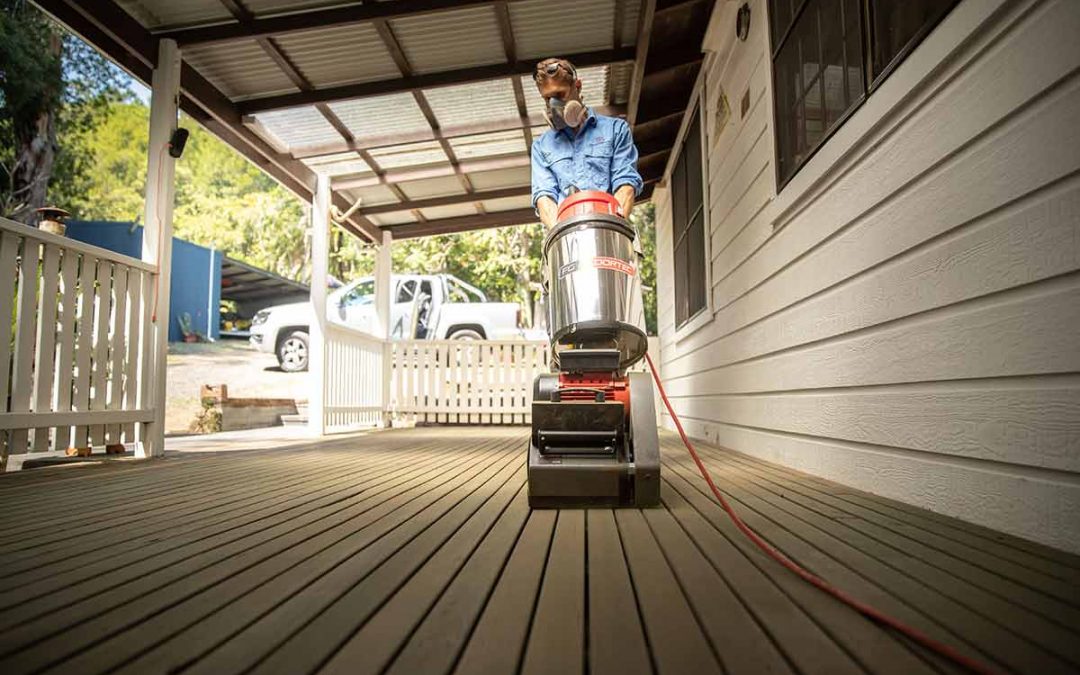 MINIMALIST DECK SANDING